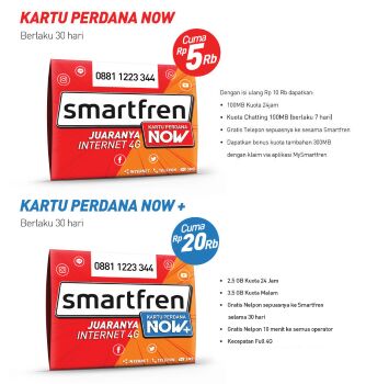 Harga Kartu Smartfren Tanpa Kuota F1f58