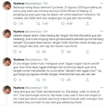 Gofar Hilman Diduga Lakukan Pelecehan Seksual 2118f