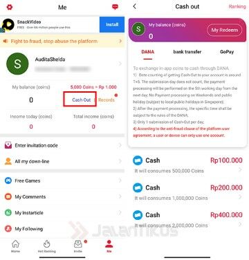 Cara Mencairkan Saldo Cashzine A58bd