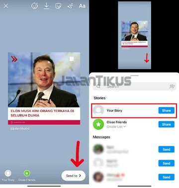 Cara Repost Instagram Ig Untuk Feed Insta Story Jalantikus Caranya sangat mudah, pertama anda hanya perlu melakukan copy link url foto/video di. cara repost instagram ig untuk feed