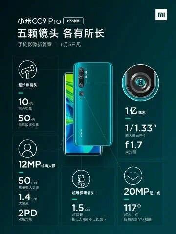Xiaomi Luncurkan Mi Cc9 Pro Custom F29be