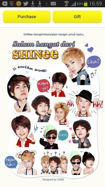 Stiker Kakao_talk Shinee