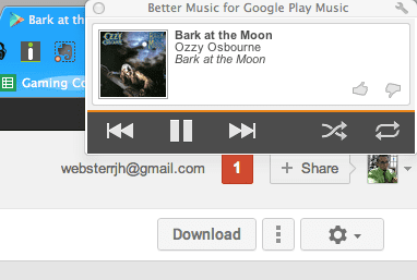Bettergooglemusic Chrome