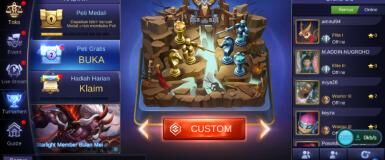 5 Keuntungan Bermain di Costum Mode Mobile Legends