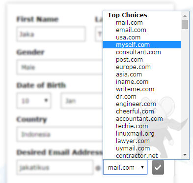 Daftar Email Keren2