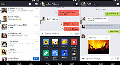 3 Aplikasi Gratis Alternatif Whatsapp Kik