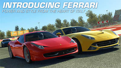 Update Terbaru Real Racing 3 Dengan Tambahan Mobil Ferrari Terbaru