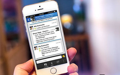 BlackBerry Atasi Force Closing Dengan Update BBM For IPhone