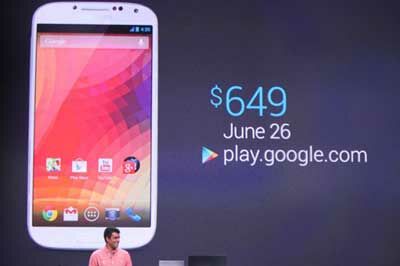 Samsung Galaxy 4 Google Nexus 1