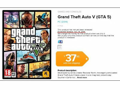 Bocoran Tanggal Rilis GTA 5 Di PC