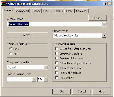 Cara Kompres File Menggunakan Winrar 3