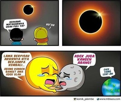 Meme Gerhana Matahari 1