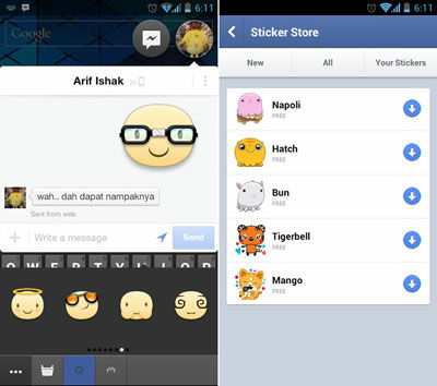 Facebook Messenger Stickers 1