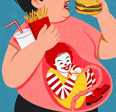Satirical Retro Illustraions 7