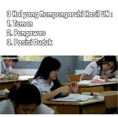 Meme Ujian Nasional 4
