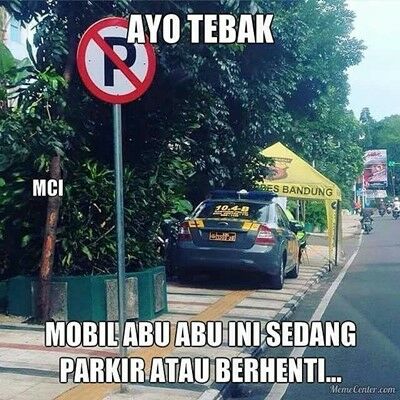 Meme Stop Parkir 3