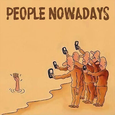 Ilustrasi Menyedihkan Dampak Smartphone 12
