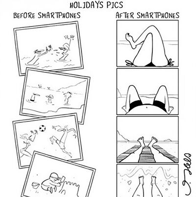 Ilustrasi Menyedihkan Dampak Smartphone 10