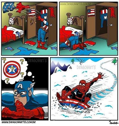 Komik Strip Superhero Lucu 14