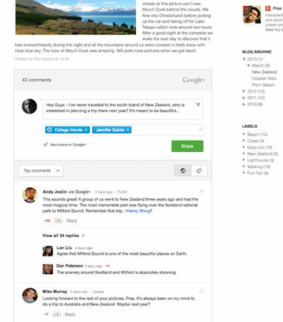 Google Comments Tersedia Di Blogger 1