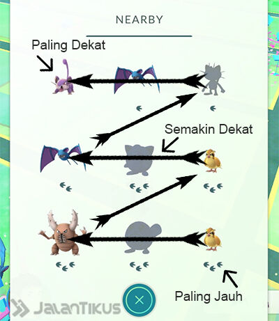 Cara Baca Nearby Saat Main Pokemon Go 32