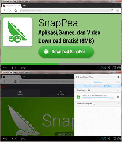 Cara Install SnapPea di BlueStack - JalanTikus.com