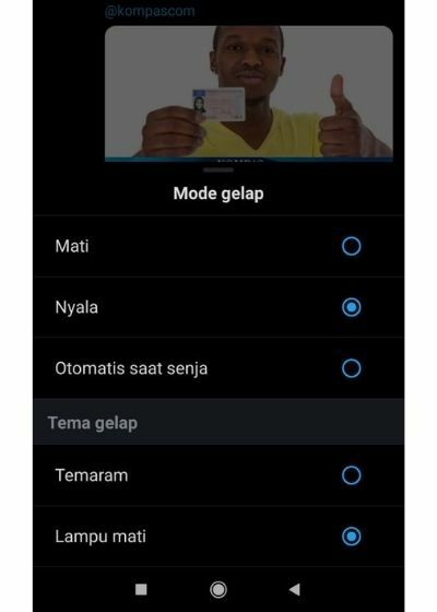 Cara Agar Twitter Dark Mode 052f4