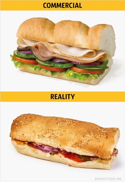 Iklan Vs Realitan Makanan Cepat Saji 11