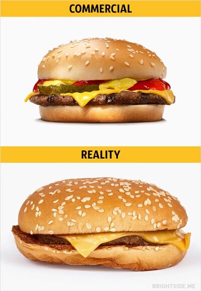 Iklan Vs Realitan Makanan Cepat Saji 16
