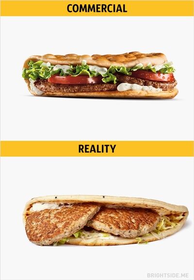 Iklan Vs Realitan Makanan Cepat Saji 2