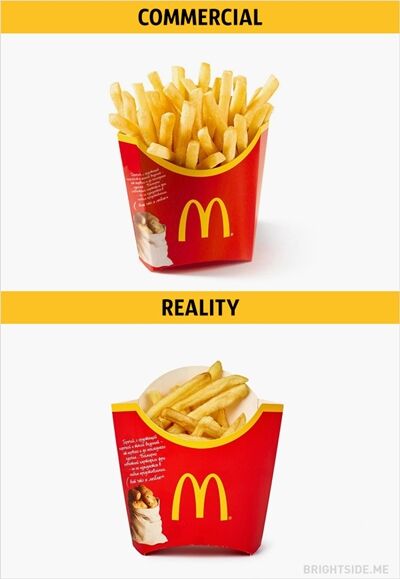 Iklan Vs Realitan Makanan Cepat Saji 3