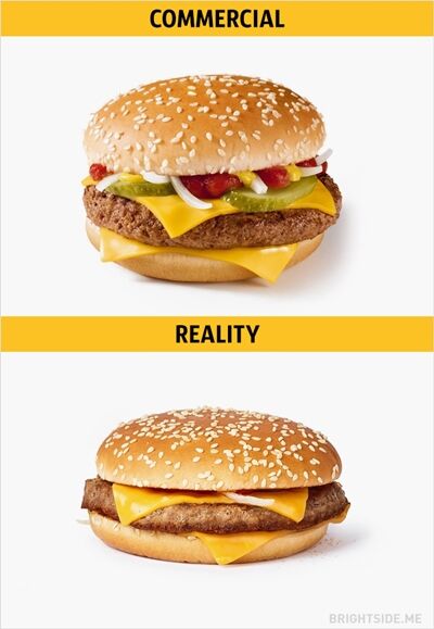 Iklan Vs Realitan Makanan Cepat Saji 5