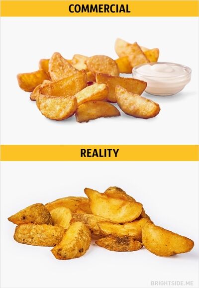 Iklan Vs Realitan Makanan Cepat Saji 6