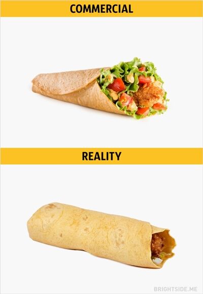 Iklan Vs Realitan Makanan Cepat Saji 9