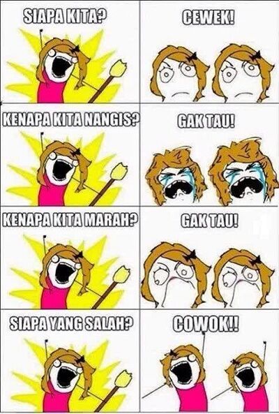 Meme Cewek Selalu Salah 18