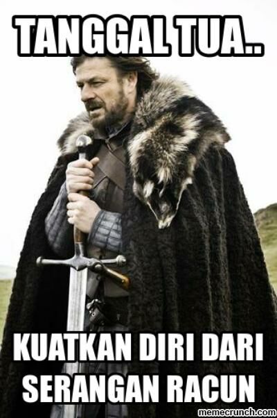 Meme Lucu Tanggal Tua 18