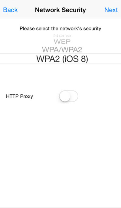Memindahkan Koneksi Wifi Iphone 2