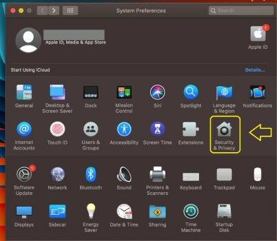 Cara Menonaktifkan Firewall Di MacOS Catalina Pilih System Privacy 1c8b3