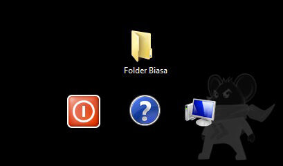 Cara Unik Bikin Folder Tanpa Nama 3