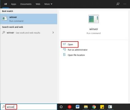 Melihat Versi Windows 278cd