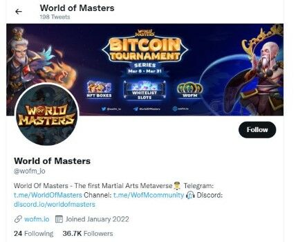 World Of Masters Token 655c9