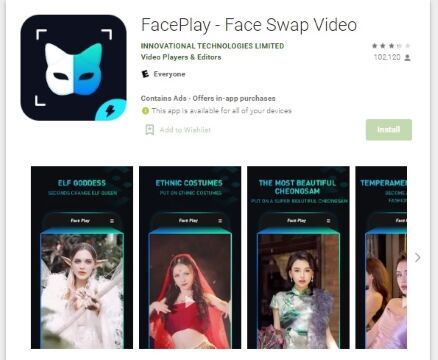 Faceplay App D3c38