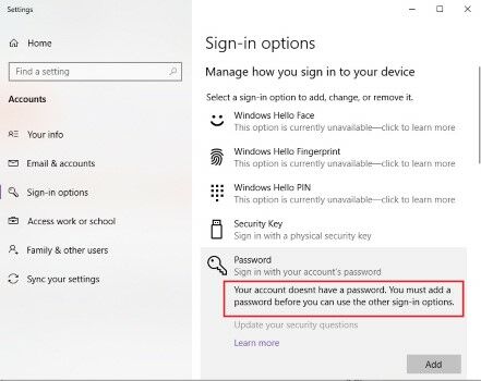 Cara Reset Password Windows 10 39ed2