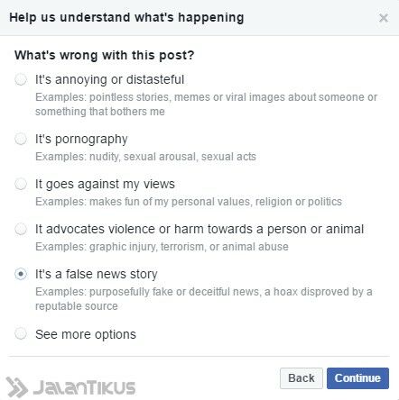 Cara Melaporkan Berita Hoax Di Facebook 3