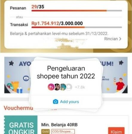 Pengeluaran Shopee Instagram 554a5