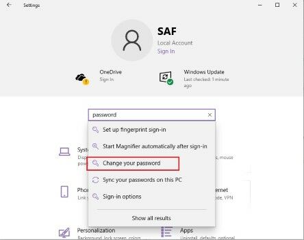 Lupa Password Windows 10 C6c32