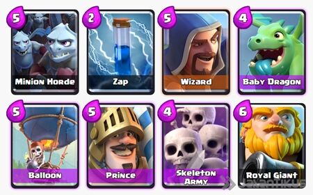Battle Deck Royal Giant Clash Royale 11