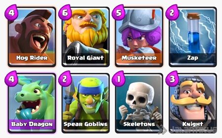 Battle Deck Royal Giant Clash Royale 12