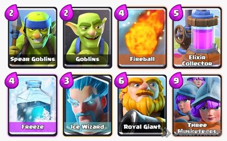 Battle Deck Royal Giant Clash Royale 14
