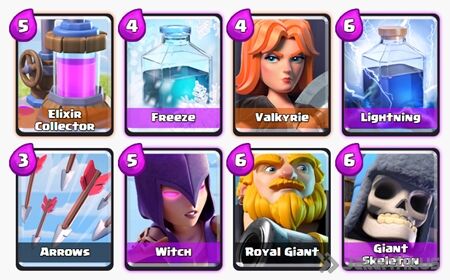 Battle Deck Royal Giant Clash Royale 17